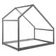 preview thumbnail 25 of 42, Modern Full/Twin Size Wooden House Bed
