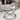 Tempered Glass Top Round Coffee Table with Metal Base