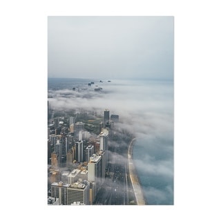 Chicago Illinois Lake Shore Fog 01 Photography Urban Art Print/Poster ...