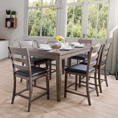 CorLiving New York Counter Height Dining Set, 7pc