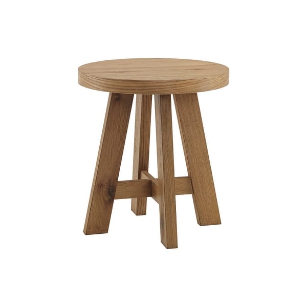 Modern Natural Wood Round End Table On Sale Bed Bath & Beyond