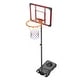 preview thumbnail 2 of 12, Basketball Hoop, Adjustable Height Portable Backboard System, Basketball Hoop & Goal, Kids & Adults Basketball Set with Wheels 28 inch