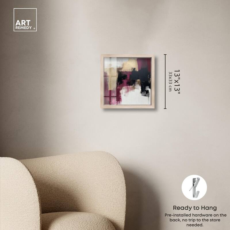 Golden Dusk I Shadowbox by Art Remedy