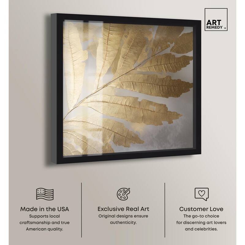 Golden Canopy (I) Shadowbox by Art Remedy