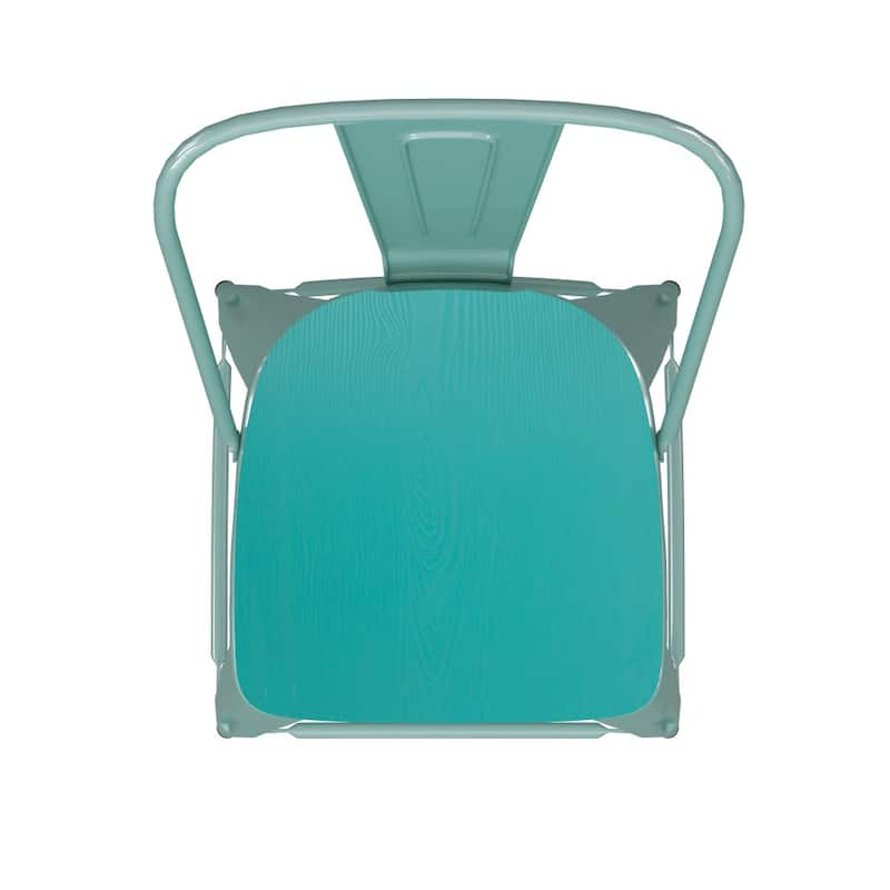 All-Weather Counter Height Stool with Poly Resin Seat