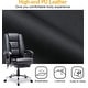preview thumbnail 55 of 57, EROMMY Heated Massage Executive Office Chair, PU Leather with Retractable Footrest