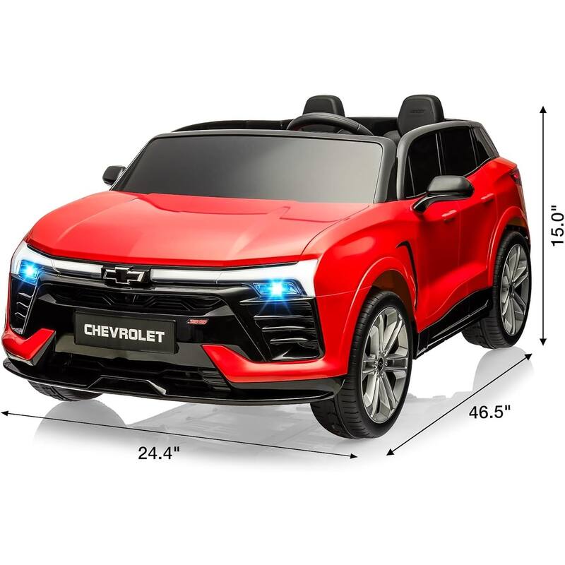 24V Kids Ride on Car 2 Seater, Licensed Chevrolet Blazer Battery Powered Electric Vehicles Car