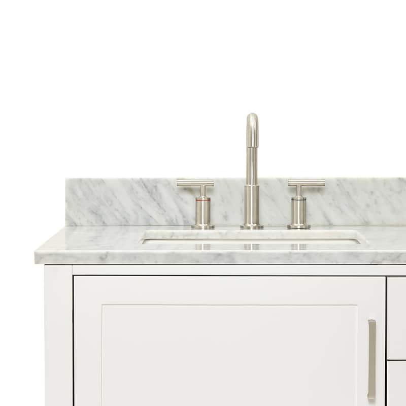 Ariel R073DCW2RVO Bayhill 73" Free Standing Double Basin Vanity Set