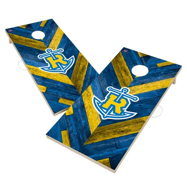 slide 2 of 6, Rollins College Tars Cornhole Board Set 16 Years and Up