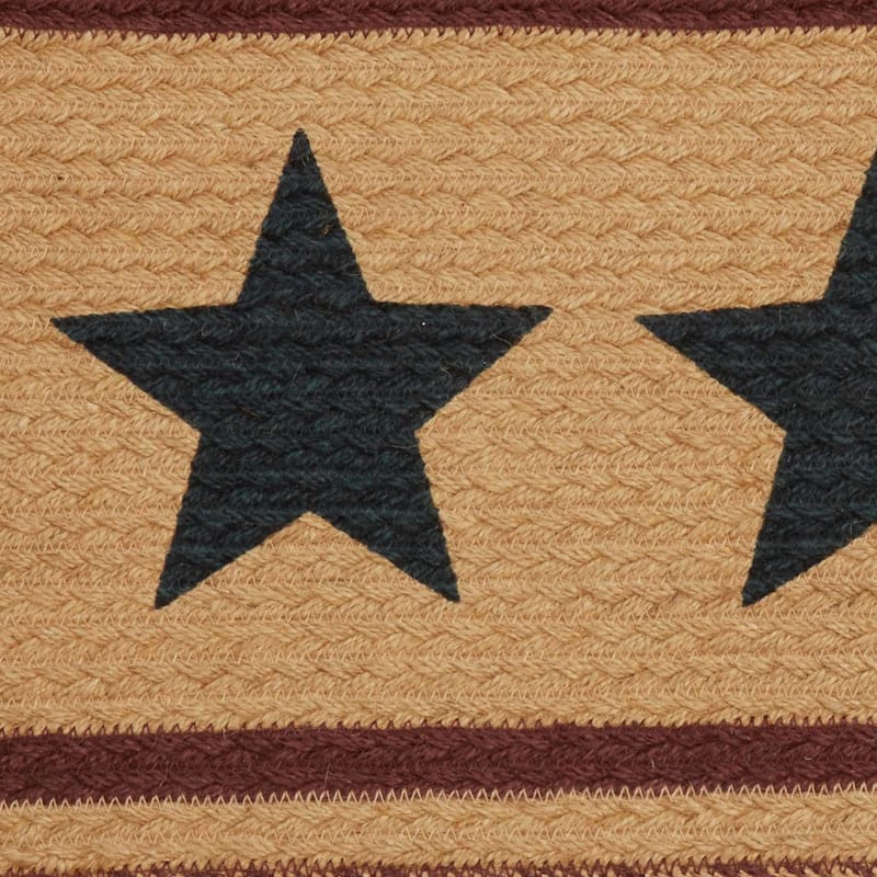 Potomac Stencil Stars Jute Runner