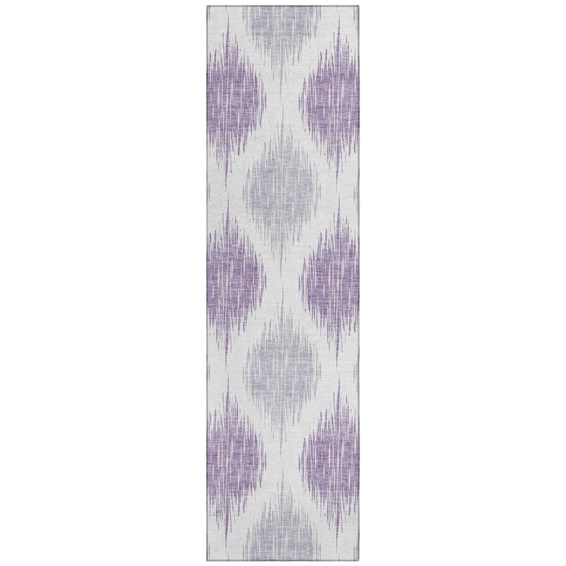 Machine Washable Indoor/ Outdoor Chantille Geo Contemporary Rug