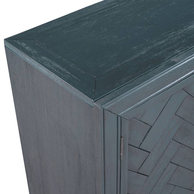 40'' Console Table Sofa Table for Living Room with 2 Shelves