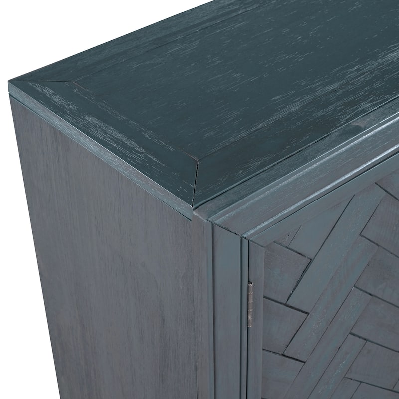 40'' Modern Cabinets with Unique Design Doors for Multiple Rooms