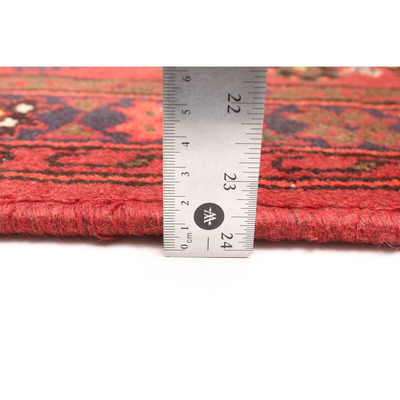 ECARPETGALLERY Hand-knotted Andelz Red Wool Rug - 3'11 x 6'4