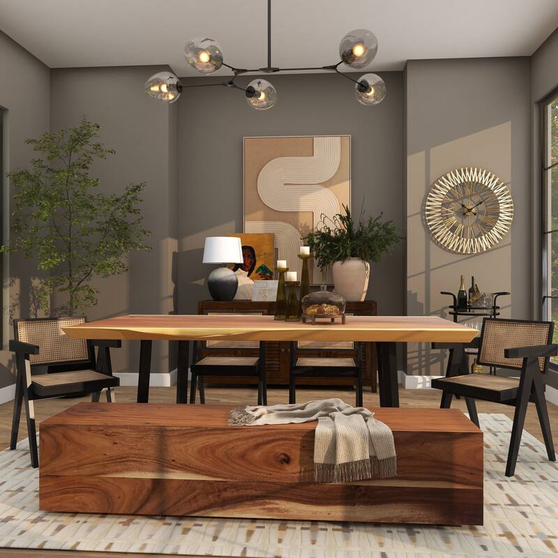 Brown Seagrass Woven Decorative Wall Clock with Gold Metal Frame