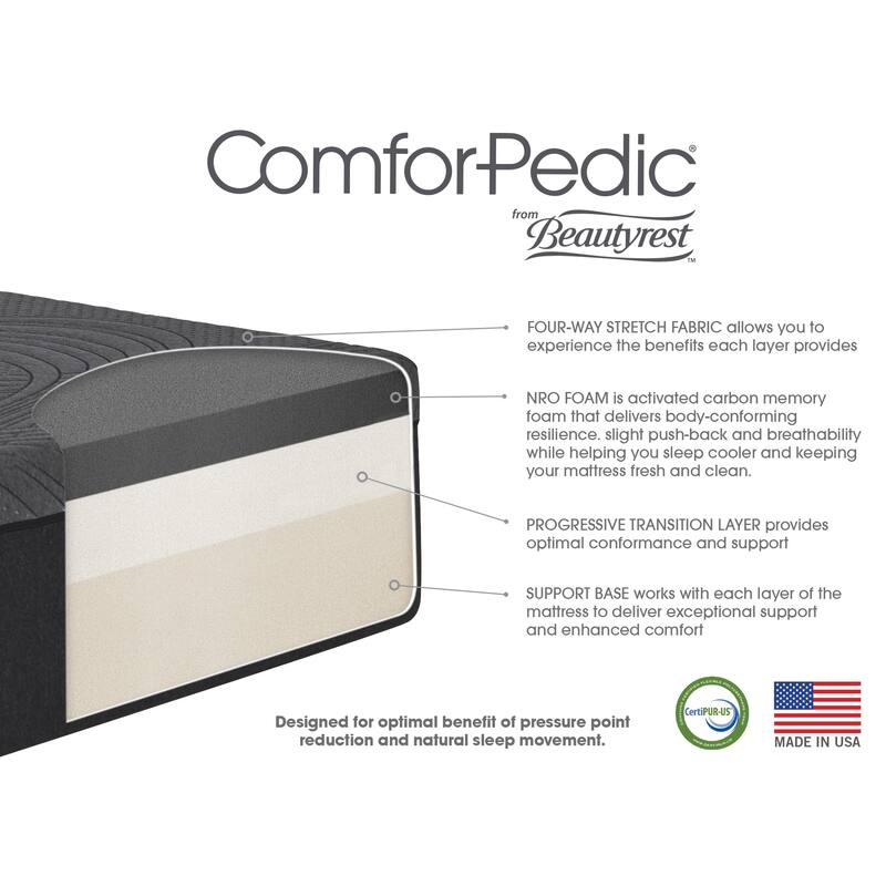 ComforPedic from BeautyRest 14" NRO Memory Foam Mattress