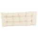 preview thumbnail 81 of 94, Solid Twill Tufted Indoor Bench Cushion (Multiple widths from 42 to 60 inch)