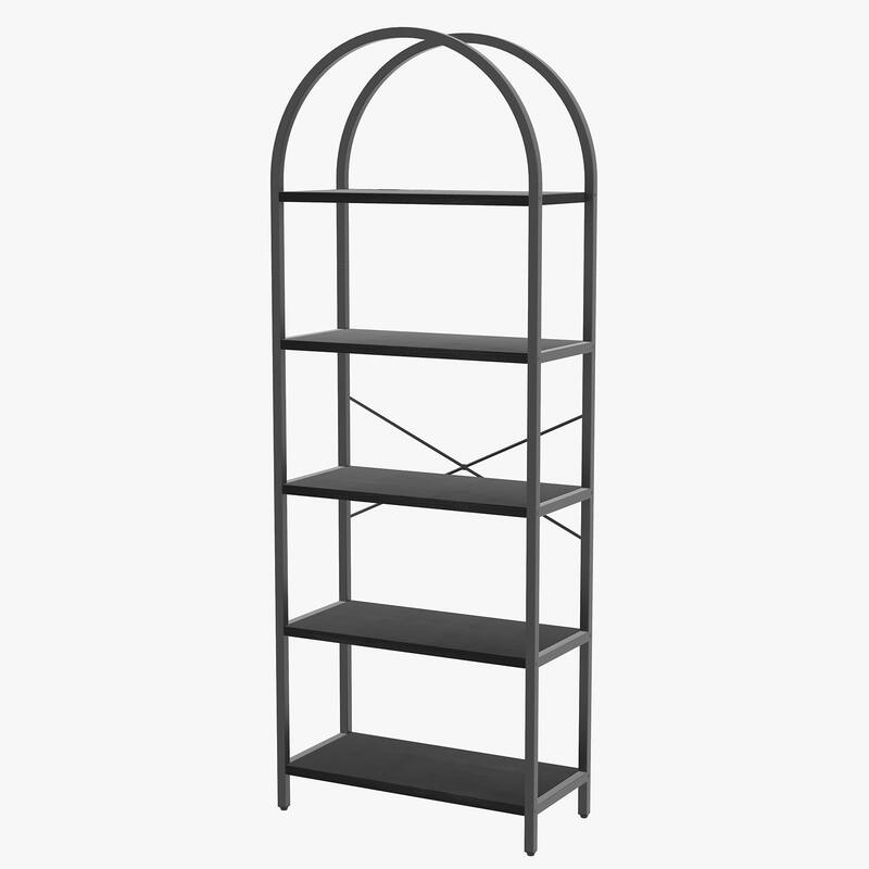 Modern 5-Tier Bookcase for Bedroom, Living Room