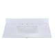 preview thumbnail 13 of 16, BATHLET 36 inch White Bathroom Vanity Set with Carrara Marble Top
