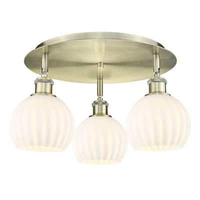 Innovations Lighting 516-3C-9-18-White Venetian-Indoor Ceiling Fixture