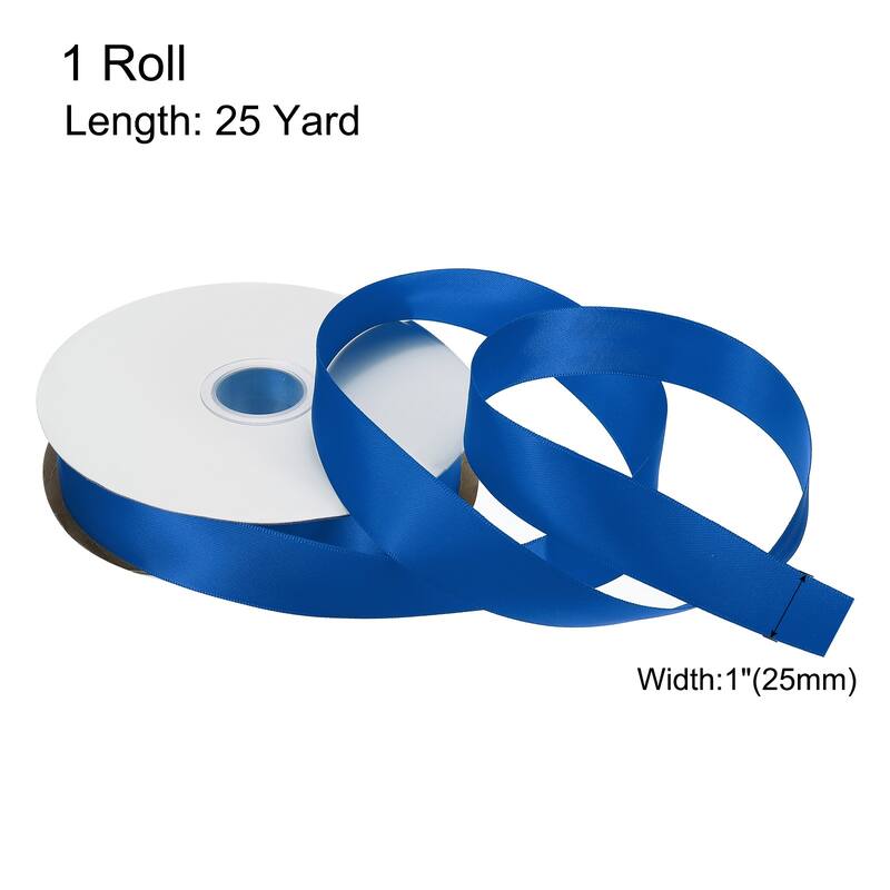 Satin Ribbon Grosgrain Valentine Solid Double Face Wedding Ribbon