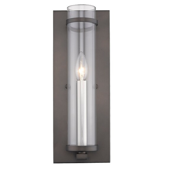 Modern industrial nickel shelf hot sale candle wall sconce