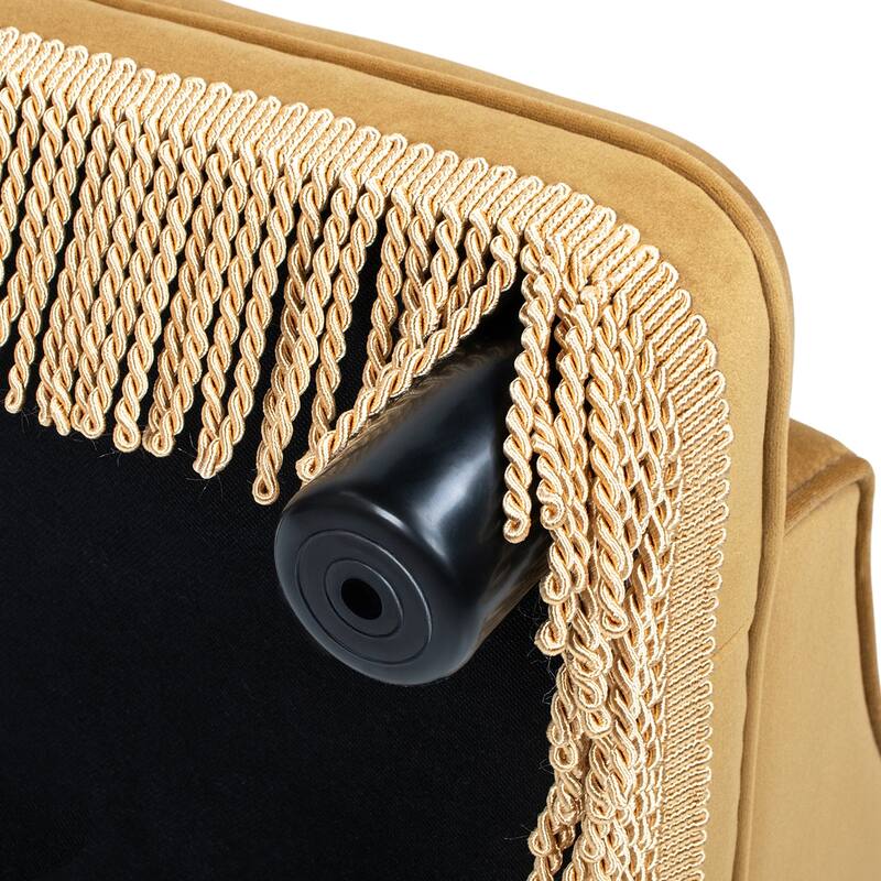 Jennifer Taylor Home Duchess 33" Medium Princess Pet Bed Sofa with Fringe Skirt