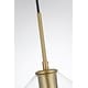 preview thumbnail 6 of 11, Elegant Lighting Gene Single Light 8" Wide Mini Pendant with Clear