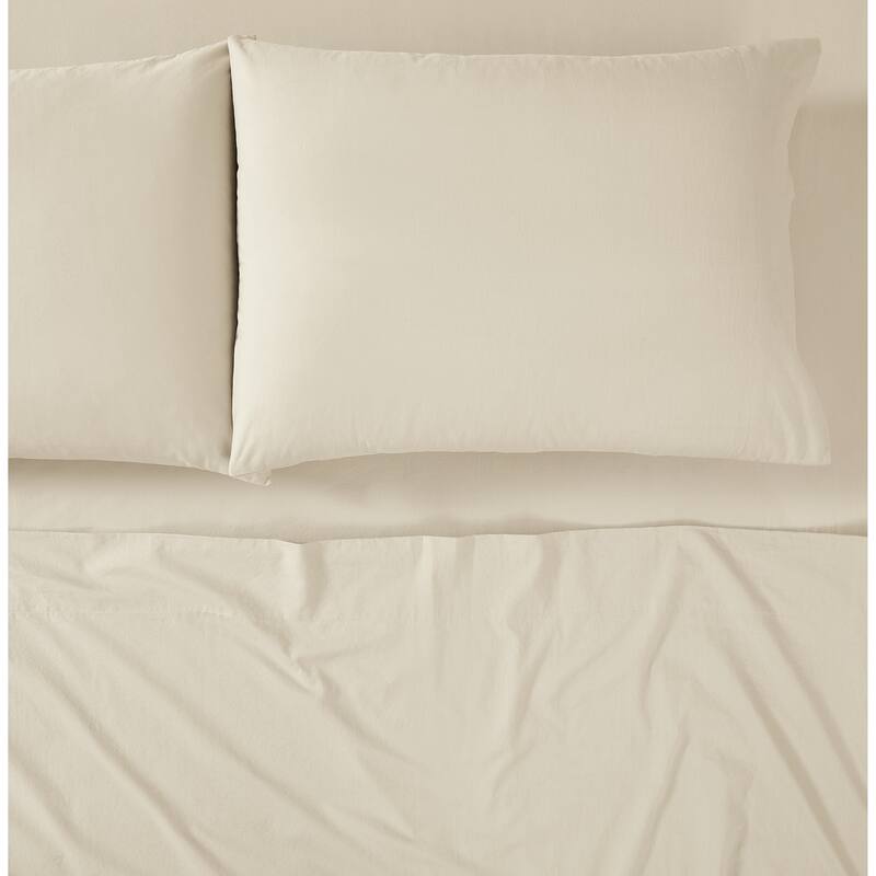 The Farmhouse by Rachel Ashwell Washed Solid Cotton Sheet Set