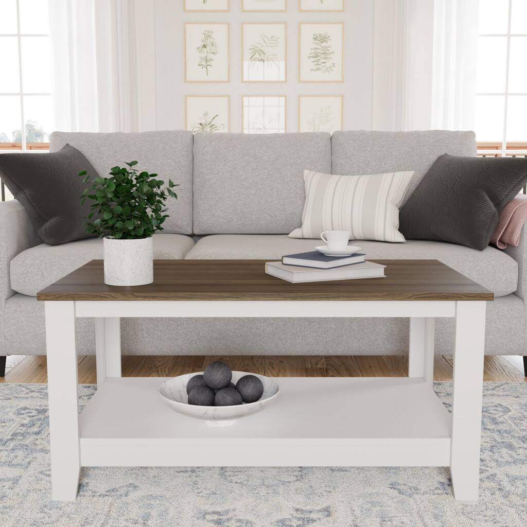 Brookside Elise Wood Coffee or End Table