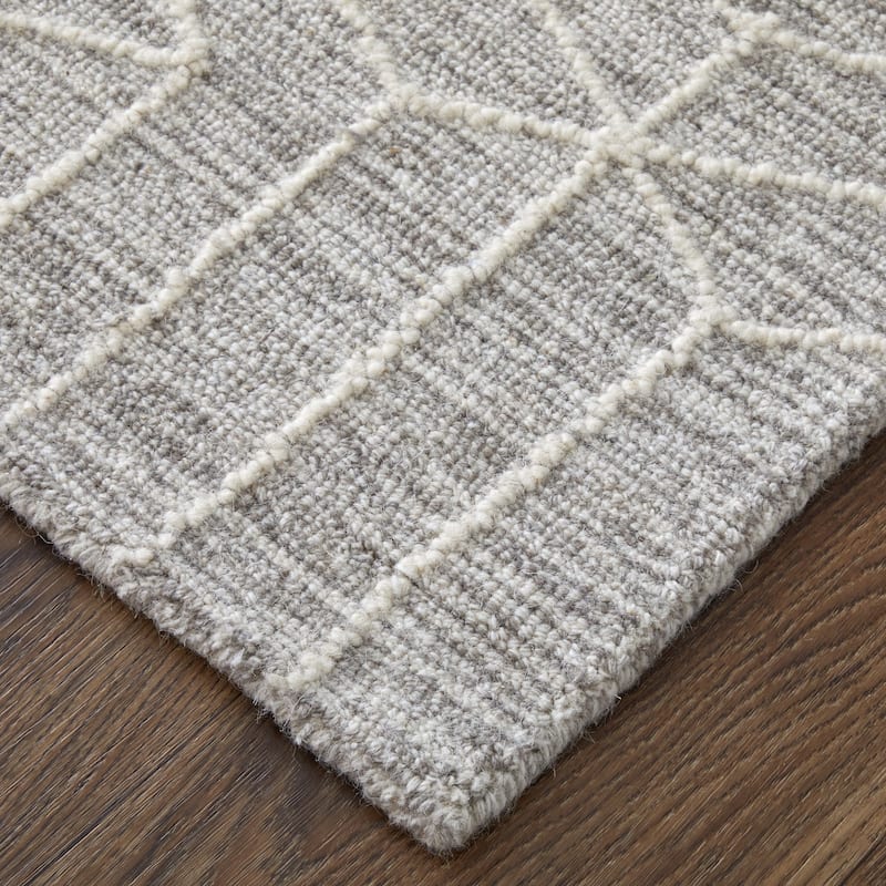 Grand Bazaar Pinston Hand Tufted Abstract Modern Area Rug