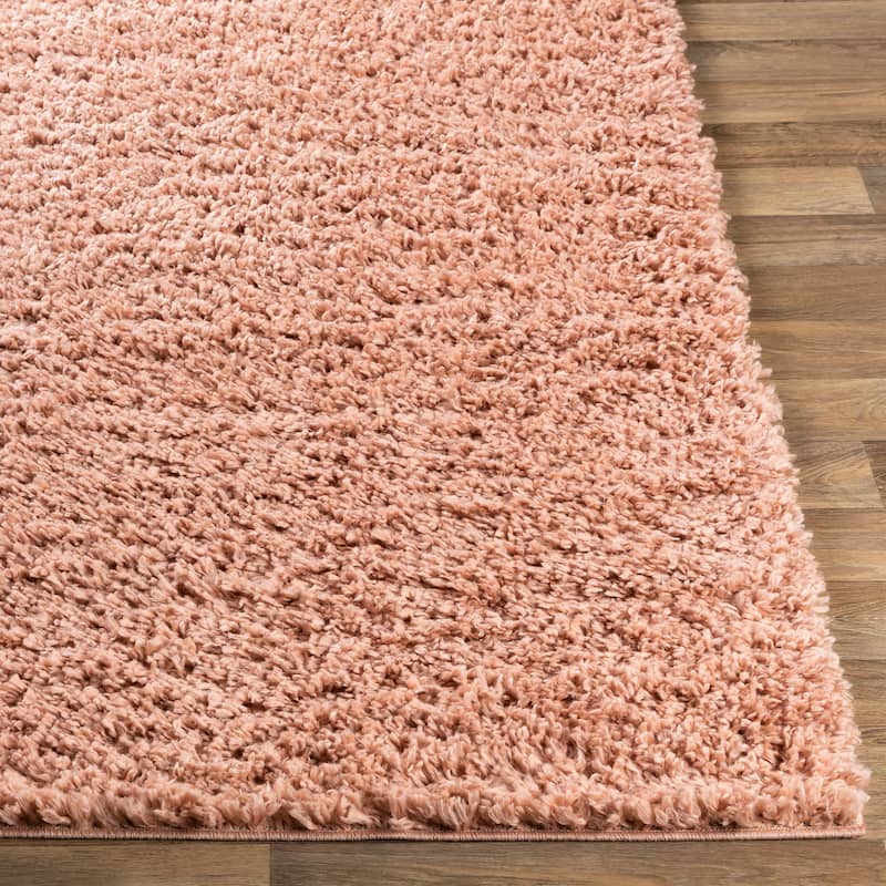 Livabliss Penny Solid Shag Area Rug