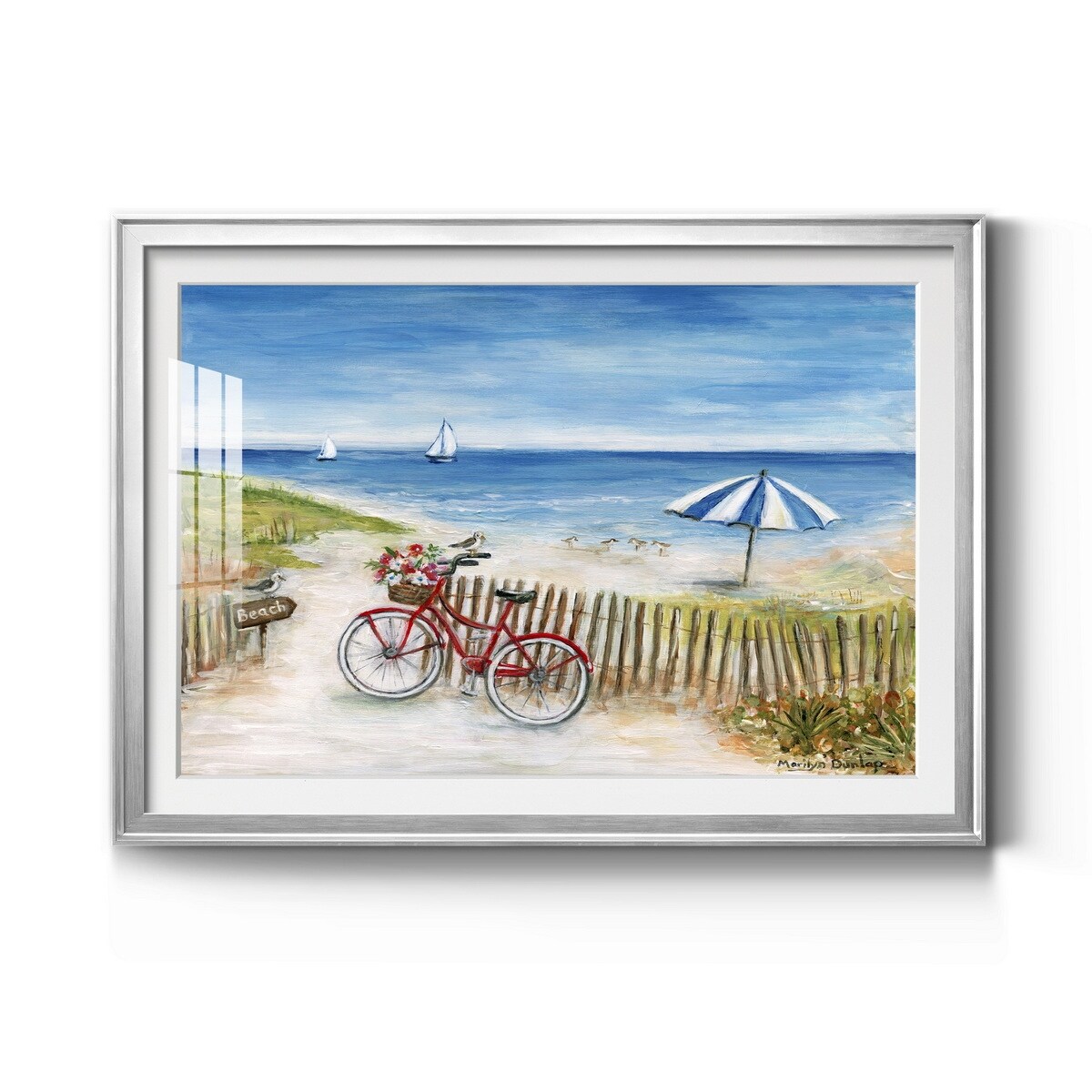 Beach Ride II Premium Framed Print - Ready to Hang