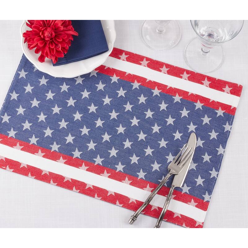 Americana Design Table Mats (Set of 4) - 13"x19"
