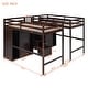 preview thumbnail 8 of 31, Double Twin Loft Beds with Wardrobes and Storage - Ideal for Large Families