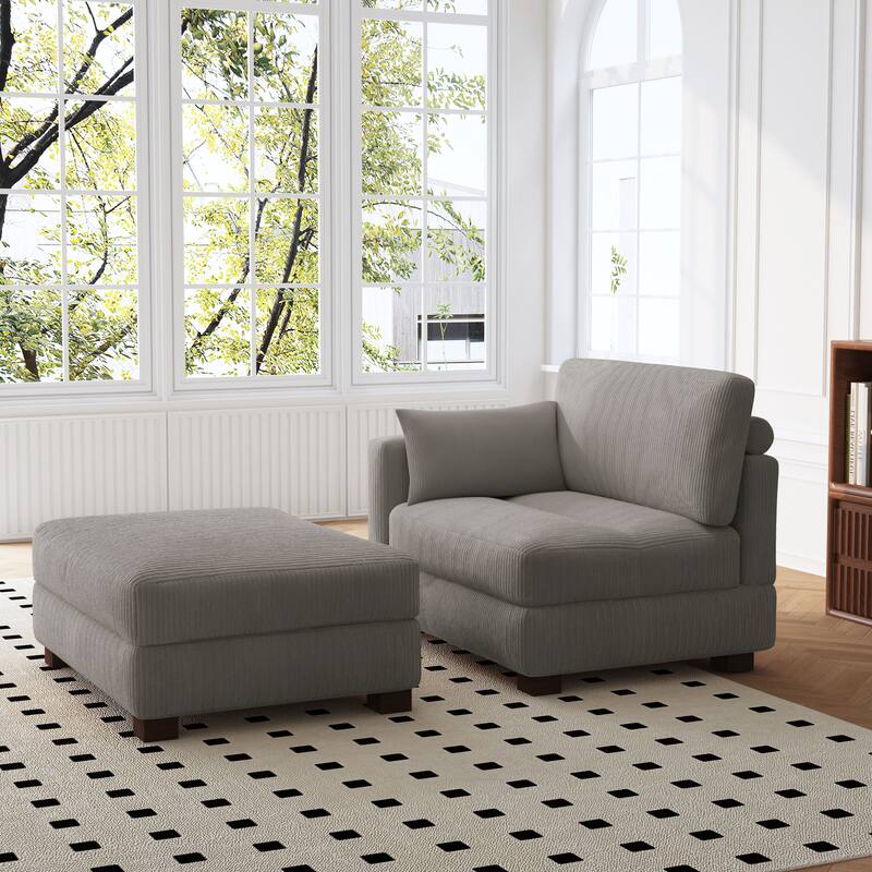 Modern Chaise Lounge Modular Sectional Sofa