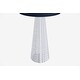 preview thumbnail 66 of 106, 16-in. Glass Lamp w/ Brushed Nickel Accents and Drum Shade