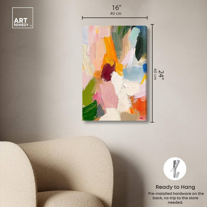 Chromatic Surge IV Canvas by Art Remedy, Gallery Wrapped