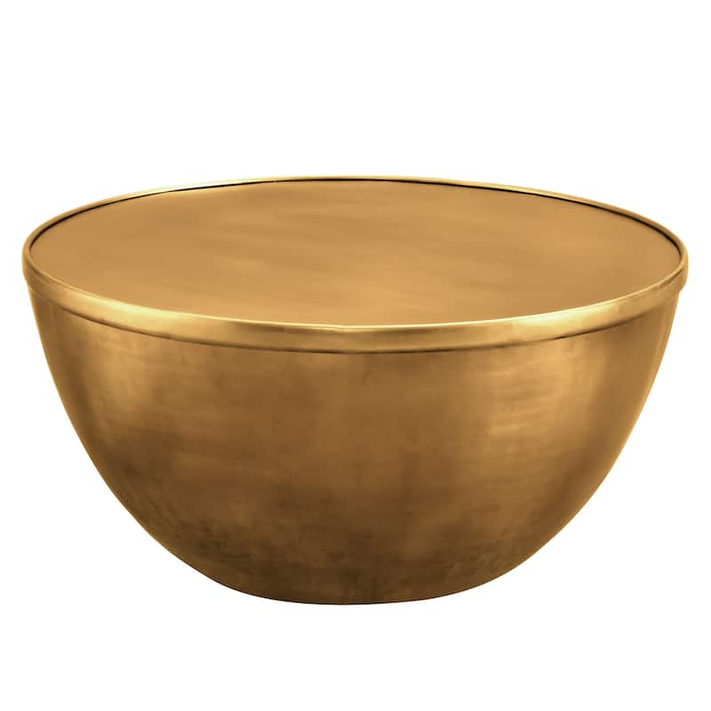 Viora 32 Inch Metal Storage Coffee Table