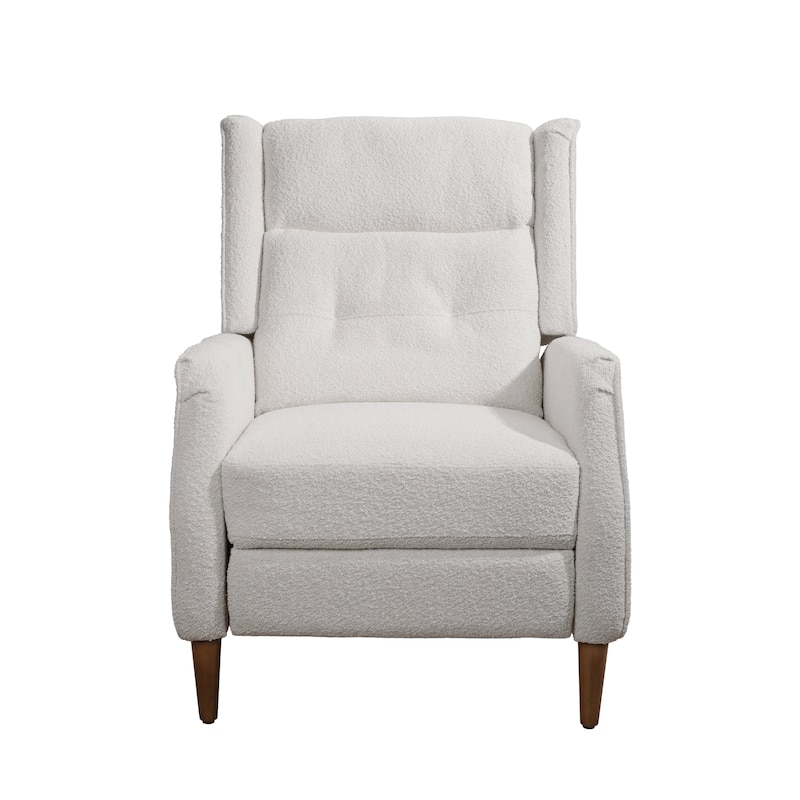 Art Leon Mid-century Modern Recliner, Lounge Chair with Wood Frame