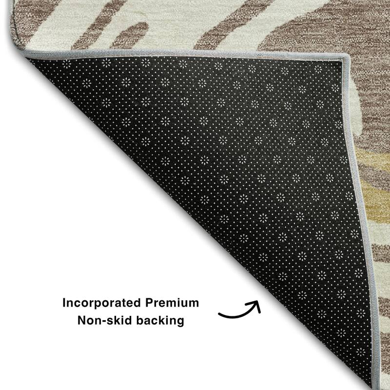 Premium Washable Super Soft Abstract Contemporary Mayfield Rug