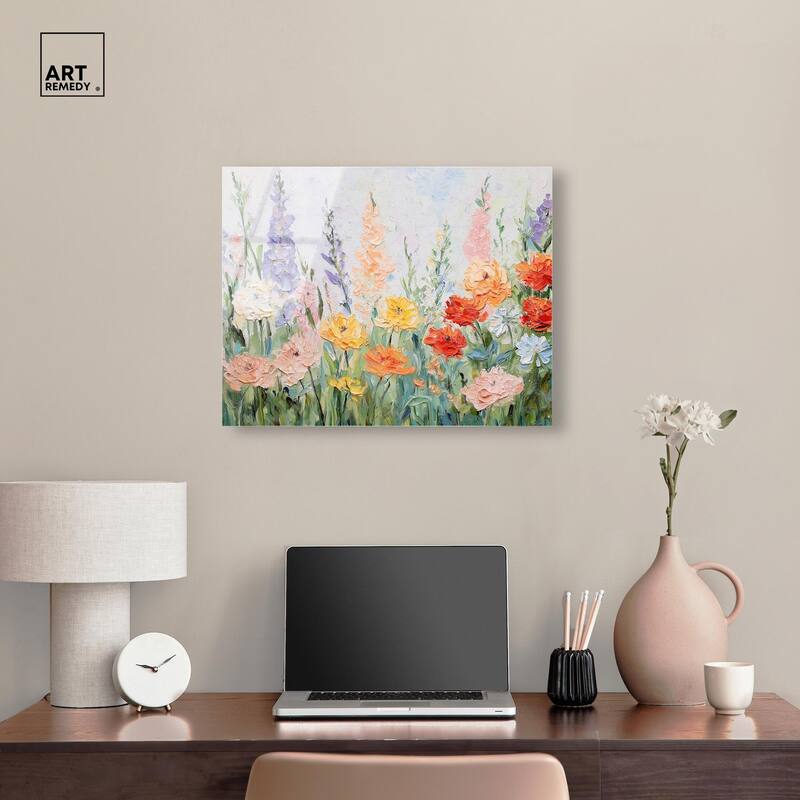 Summer Abundance I Acrylic by Art Remedy, Ready to Hang
