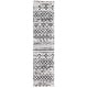 preview thumbnail 15 of 35, SAFAVIEH Tulum Nawal Boho Rug 2' x 8' Runner - Ivory Grey/Charcoal - Runner