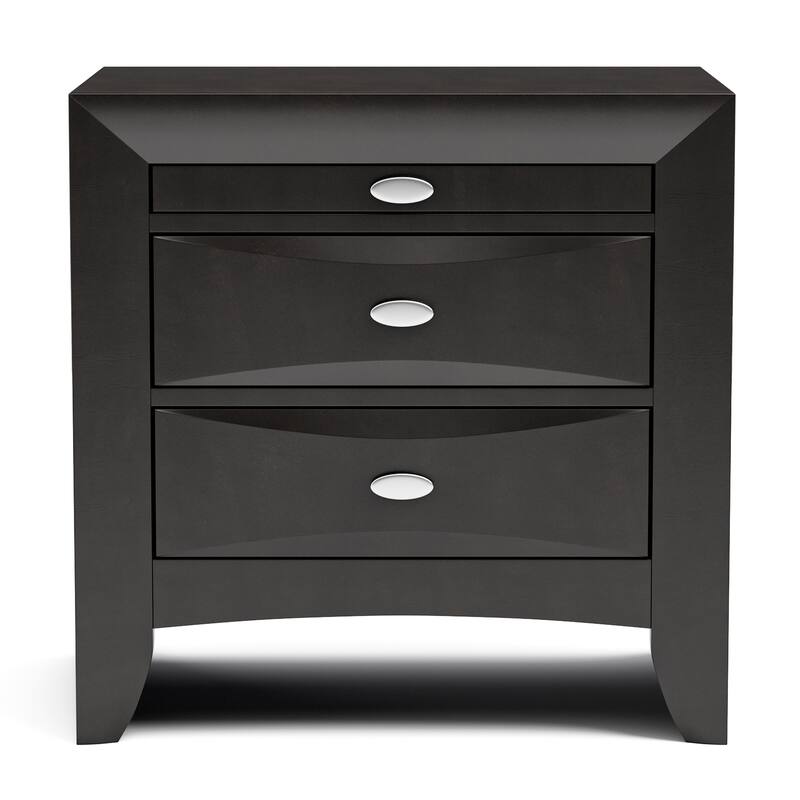 Furniture of America Brent 5-Piece Wood Platform Bedroom Set with Drawers and Bookcase Headboard