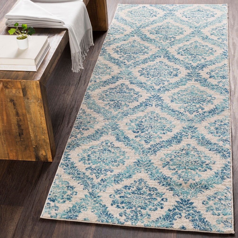 Livabliss Transitional Harput Trellis Area Rug