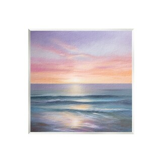 Stupell Ocean Sunrise Painting Wall Plaque Art Design by LSR Design ...