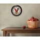 preview thumbnail 18 of 16, Copper Grove Kaffir 12-inch Classic Kitchen Round Clock - 12 x 2 x 12 - 12 x 2 x 12