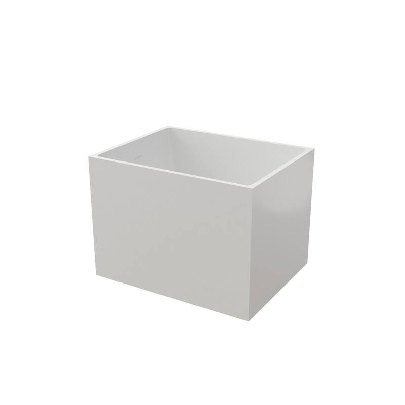 51'' Freestanding Acrylic rectangular Soaking Bathtub
