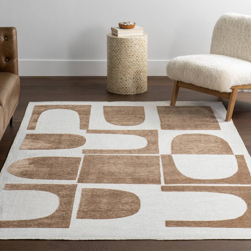 Nuloom Odilia SuperiorWash Geometric Machine Washable Area Rug
