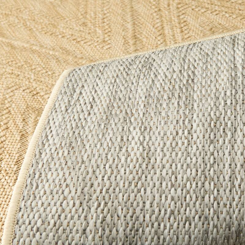 Kava Chevron Flatweave Indoor/Outdoor Area Rug